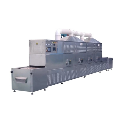 Une machine plus sèche de micro-onde de ceinture d'acier inoxydable de convoyeur plus sec continu de stérilisation
