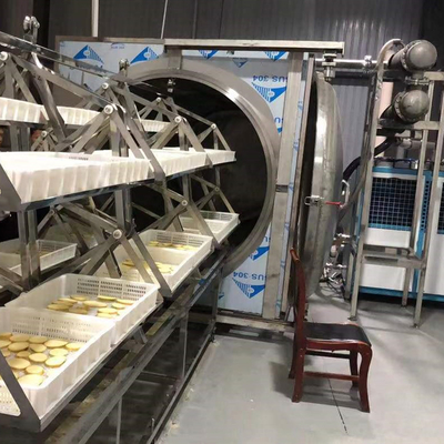 étuve de fruit d'acier inoxydable du déshydrateur 304 de vide de la micro-onde 38.4-48kg/H