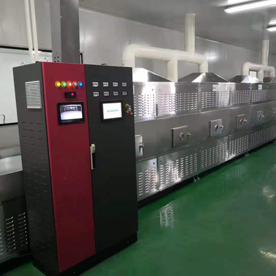 tunnel Oven Industrial Drying Machine à micro-ondes de poudre de 48-60kg/H Kava