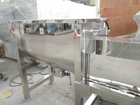 mélangeur de ruban de l'acier inoxydable 22kw multifonctionnel pour le liquide chimique de poudre