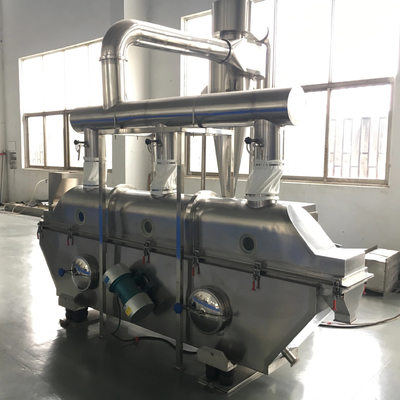 Industrie alimentaire vibrante de granulateur de dessiccateur de lit fluidisé de 6*0.45M