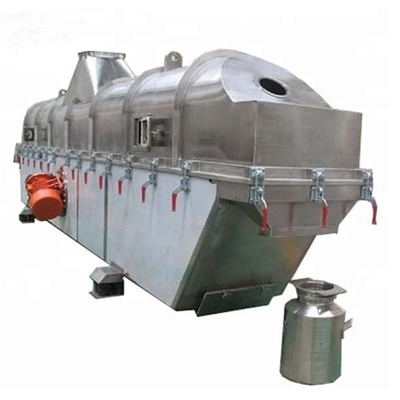Industrie alimentaire vibrante de granulateur de dessiccateur de lit fluidisé de 6*0.45M