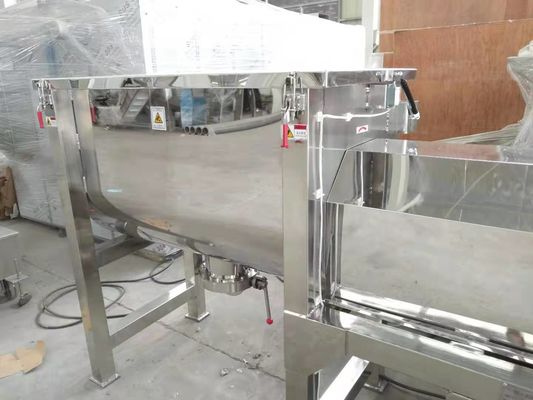 mélangeur de ruban de l'acier inoxydable 22kw multifonctionnel pour le liquide chimique de poudre
