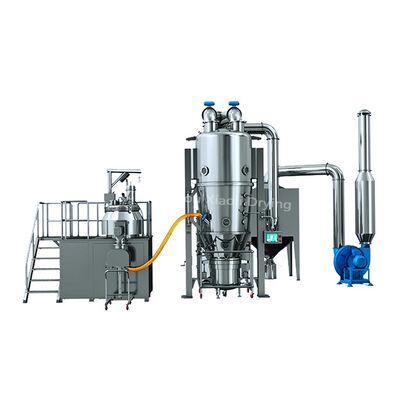 316L Stainless Steel Fluid Bed Dryer Granulator Food Processing Dust Free Operation