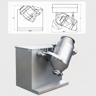 Mélangeur 3D SYH doux pour poudres et granulés fragiles dans la fabrication pharmaceutique