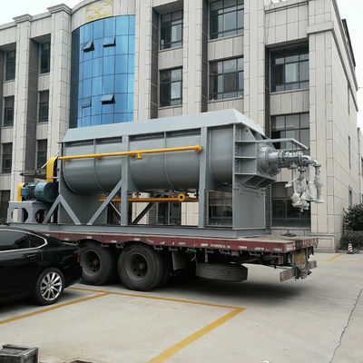 10rpm à la machine de séchage économiseuse d'énergie creuse de boue de dessiccateur de palette de 25rpm 4KW