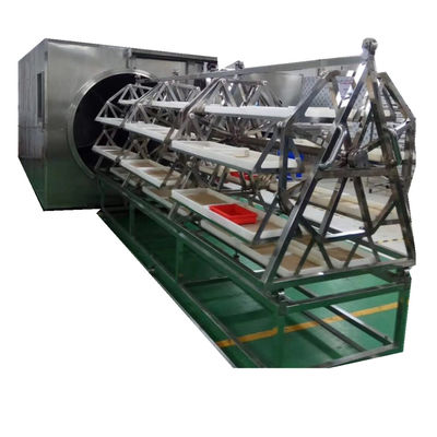 380V machine de séchage de basse température du dessiccateur 48KW de vide de micro-onde de PLC HMI