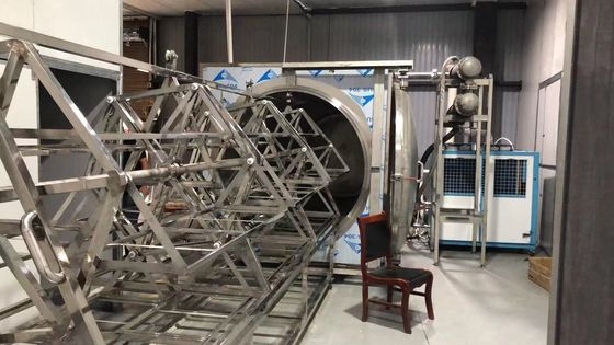 380V machine de séchage de basse température du dessiccateur 48KW de vide de micro-onde de PLC HMI