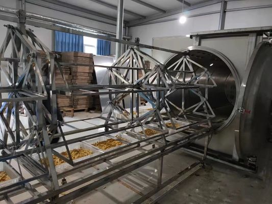 380V machine de séchage de basse température du dessiccateur 48KW de vide de micro-onde de PLC HMI