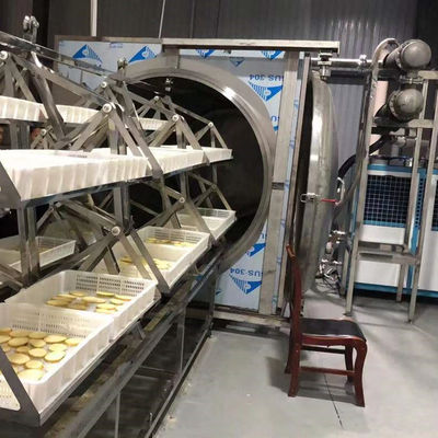 étuve de fruit d'acier inoxydable du déshydrateur 304 de vide de la micro-onde 38.4-48kg/H