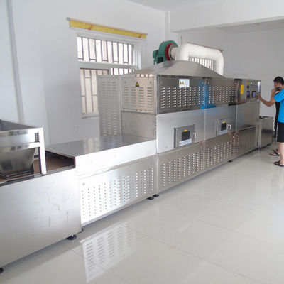 Machine de séchage industrielle de stérilisateur à micro-ondes de dessiccateur continu de tunnel de ceinture de 1000mm