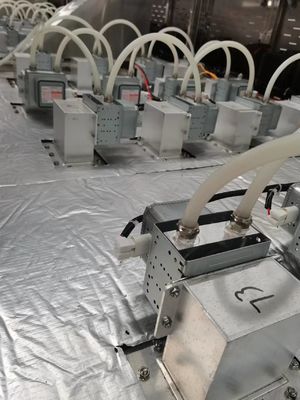 tunnel Oven Industrial Drying Machine à micro-ondes de poudre de 48-60kg/H Kava