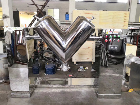 Type mélangeur de poudre de l'acide aminé V sans poussière de SUS304 pour l'industrie alimentaire